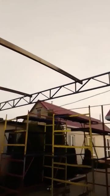 балочный навес под поликарбонат тяп-ляп и готово#стро? смотреть онлайн