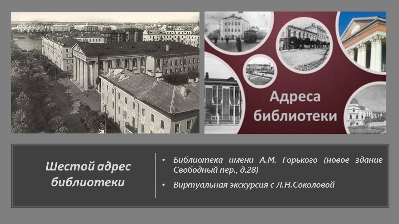 Адреса библиотеки (Часть 6)