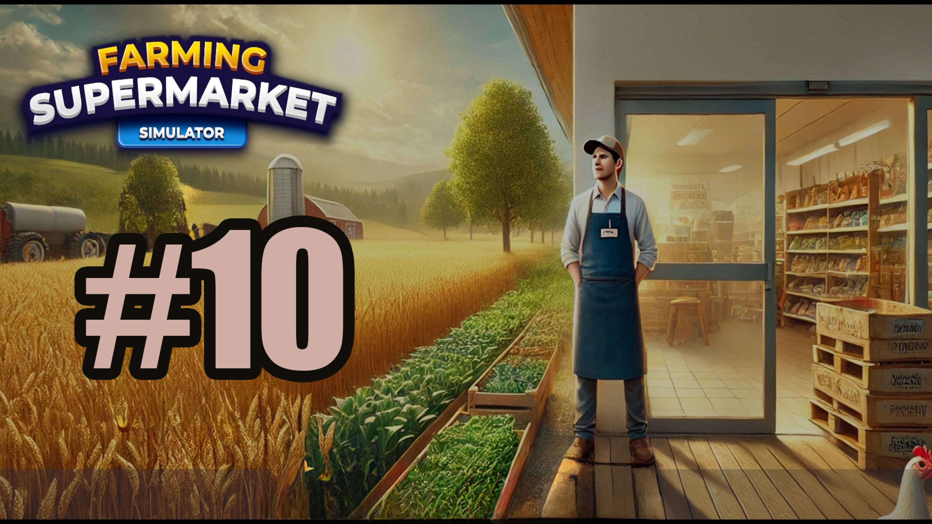 Farming and Supermarket Simulator #10 расширяем огород смотреть онлайн