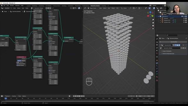Geometry nodes tutorial in blender/ геометрические ноды туториал в Бл? смотреть онлайн