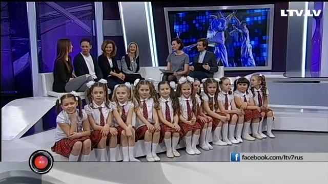 В студии Вячеслав Хирный (SanSay), Юлия Нижникова, Анастасия Воркункова и Беате Риекстиня