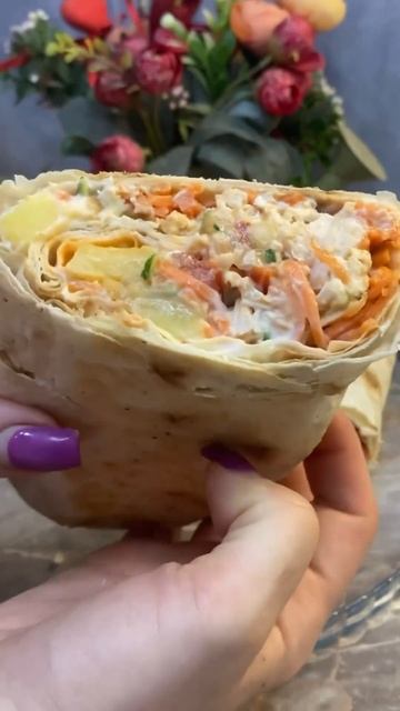 ШАУРМА #шаурма #лаваш #мясо #овощи #готовимдома #готови? смотреть онлайн