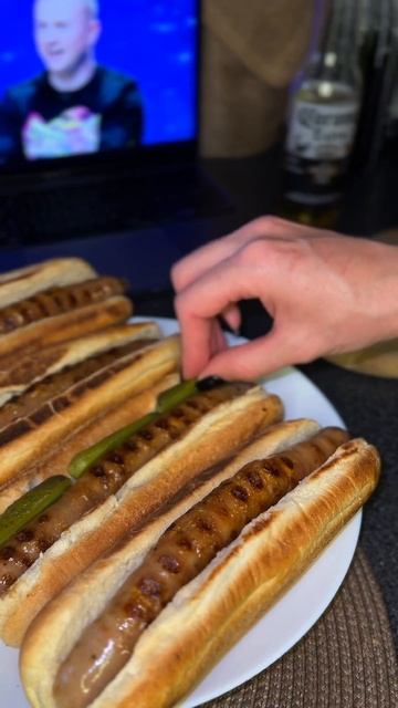 Рецепт самого вкусного ХОТ ДОГА барбекю 🤤 #хотдог #фа? смотреть онлайн