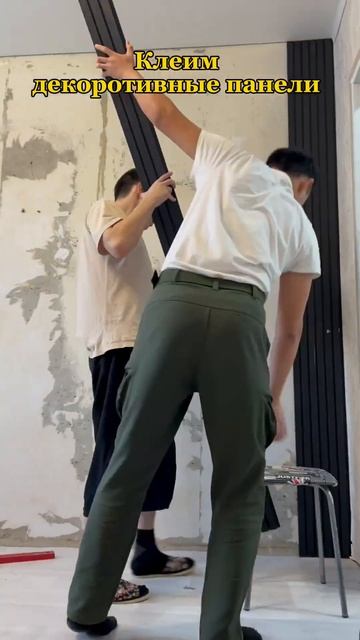 ТВ зона из гибкого мрамора #гибкиймрамор #хит #ремонт смотреть онлайн