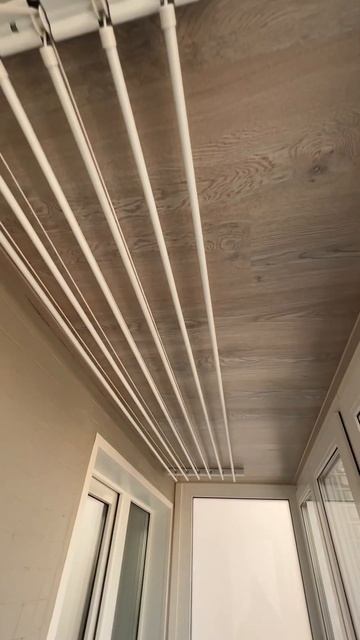 Потолочная сушилка лиана #ремонтбалкона #жк #остеклен? смотреть онлайн