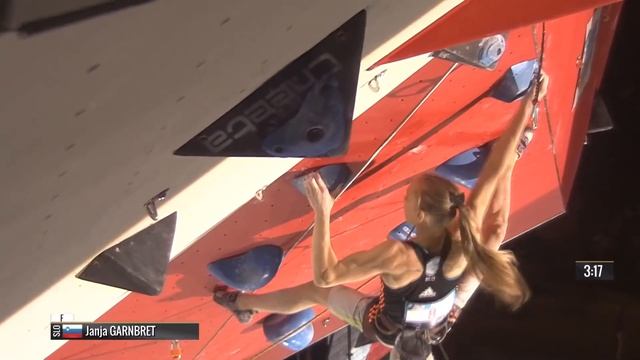 Янья Гарнбрет первое выступление IFSC Chamonix 2015