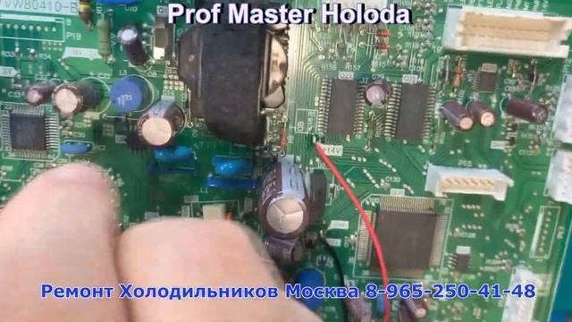 Замена компрессора холодильника TOSHIBA GR-D62FR Установка А смотреть онлайн