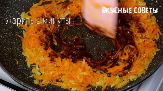 Вкусная Тушеная капуста в казане Рецепты из капусты. смотреть онлайн