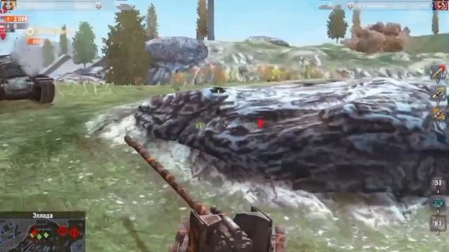 2 Гриля держат брошенный фланг #вотблиц #blitz #wotblitz смотреть онлайн