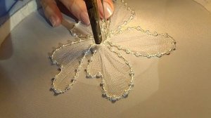 Объёмная вышивка сделанная на швейной машине. Master class o