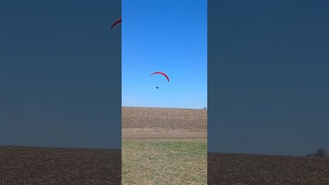 посадка в сильный ветер 10- 12 м.с