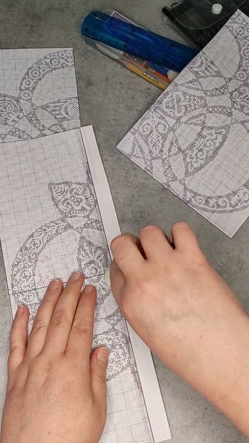 КАК ПОДГОТОВИТЬ СХЕМУ #вышивка #вышивкакрестиком #схе?