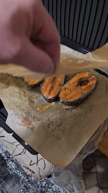 Готовлю Форель на грили Tefal. смотреть онлайн