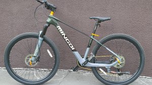 велосипед из Китая за 16500 рама магниевый сплав,гидравлика  колеса 27.5 gmindi,mingdi