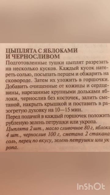 Цыпленок с яблоками и черносливом смотреть онлайн