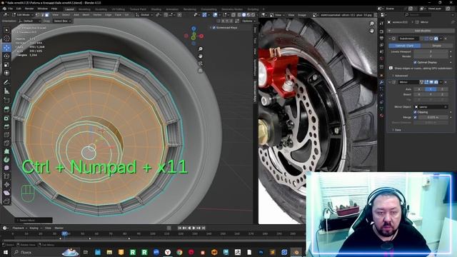 Уроки блендер. Создаём байк в стиле киберпанк. смотреть онлайн