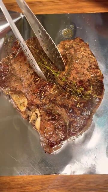 Стейк Тибоун (Ti_bone) вкусное приготовление.#кухня #стейк смотреть онлайн