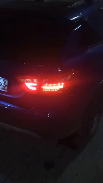 Светодиодные задние фонари (уголки) на Лада Весту смотреть онлайн