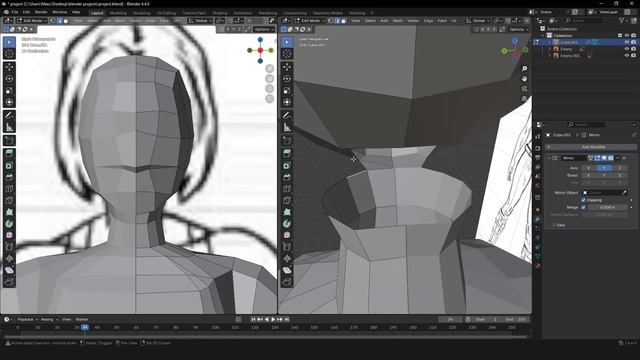 LOW-POLY ПЕРСОНАЖИ КАК ИСКУССТВО В BLENDER смотреть онлайн