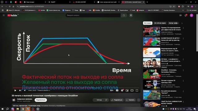 Creality K1 настройка Orca Slicer