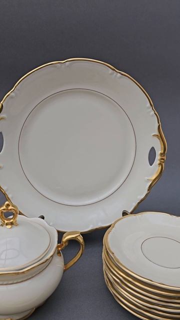 Антикварный, чайный сервиз #фарфор #обзор #находки смотреть онлайн