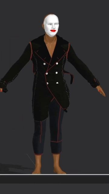 МОЯ ОДЕЖДА В 3Д #анимация #blender #3d #одежда #fashion смотреть онлайн