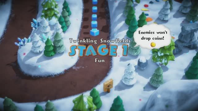 PixelJunk™ Monsters 2 PS4 Twinkling Snowfield Stage 1-2 Fun Perfect 004