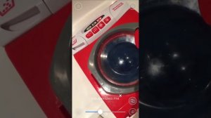 Что будет если в игрушечной стиральной машине постира