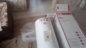 Распаковка — Накопительный водонагреватель Ariston BLU1 R A