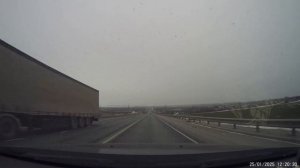 Дорога г. Саратов - г. Вольск. 25 января 2025 г.
