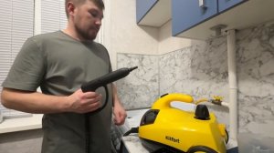 Как отмыть плиту за 1 минуту. Обзор пароочистителя Kitfort