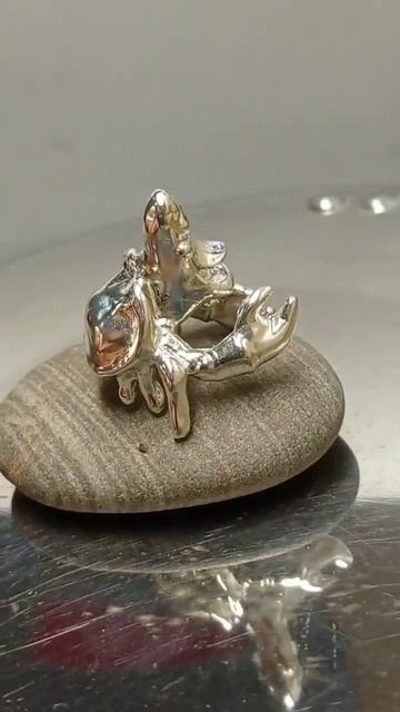 Краб серебряный вес : 14 гр. 😃 смотреть онлайн