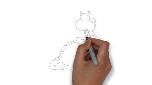 как нарисовать дракона,how to draw a dragon,cómo dibujar un dragón,comment dessiner un dragon смотреть онлайн