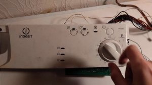 Обзор панели стиральной машины INDESIT WIU61