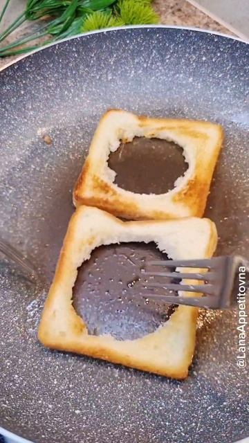 Вкусный и очень быстрый завтрак за 5 минут! #рецепт #рец смотреть онлайн