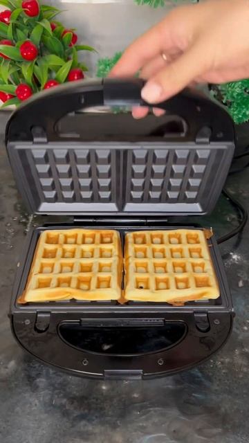 мягкие и вкусные вафли в вафельнице#рецепт смотреть онлайн