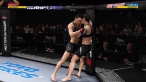 EA Sports: UFC 3. ТУРНИР. ЖЕНСКИЙ НАИЛЕГЧАЙШИЙ ВЕС. ММА. БОИ ИИ