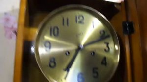 Часы настенные ОЧЗ  с получасовым боем СССР  3 кв. 1958 г.