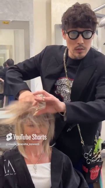 Стрижка Лесенка после 50 лет смотреть онлайн