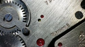 Замена колеса баланса секундомера Агат легкий ремонт