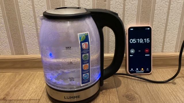 Тест электрочайника Lumme LU-4104 смотреть онлайн