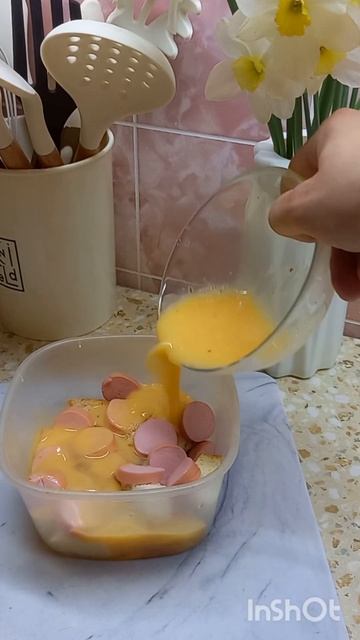 сытный завтрак в микроволновке #просто #вкусно смотреть онлайн