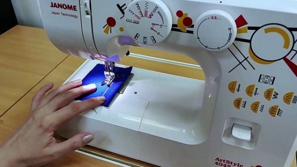 Janome ArtStyle 4045. Начало шитья