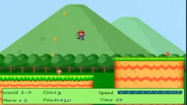 Марио собирает монеты / SUPER MARIO COIN CATCHER / Www.allgames.cc