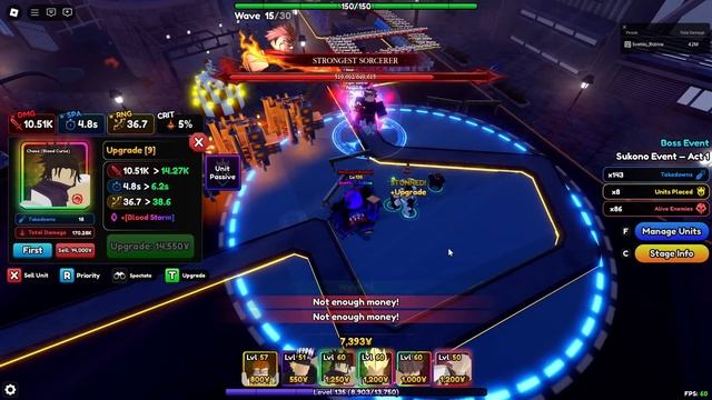 Anime Vanguards | Как пройти БОСС РАШ?  SUKUNA