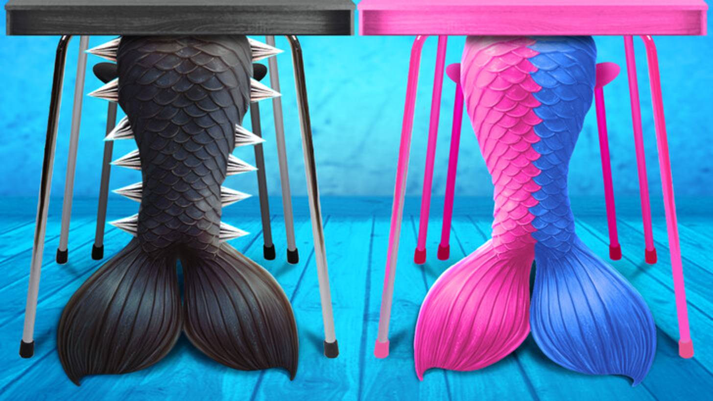 🧜♀️Среда vs Энид ✨ Русалка и секретное обновление комнаты смотреть онлайн