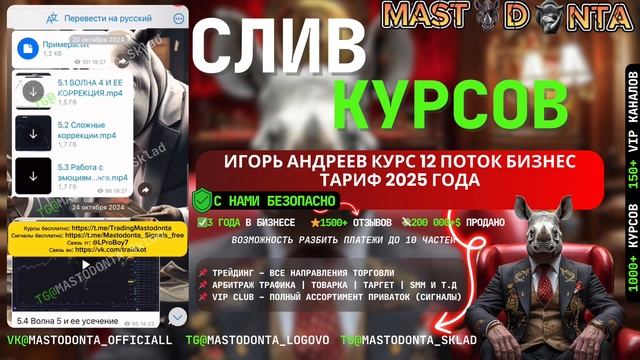 Игорь Андреев 12 поток волны Эллиотта смотреть онлайн
