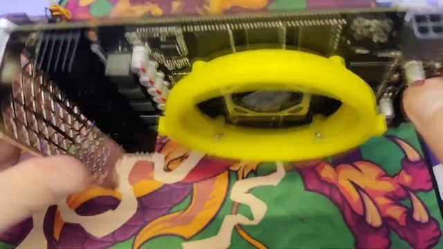 Как установить CPU кулер на видеокарту? Переходник GPU на смотреть онлайн