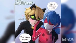 МИЛЫЕ И СМЕШНЫЕ КОМИКСЫ ЛЕДИ БАГ И СУПЕР КОТ 🐞🐾