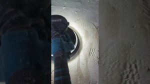 Шлифование бетона(жирафом),Часть 2 #шортс #шлифовка #бе?